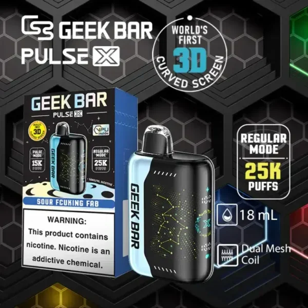 GEEK_BAR_Pulse_X_25000_Wholesale_In_Stock__Sour_Fcuking_Fab-768x768-1.webp 【滿5送1】GEEK BAR Pulse X 拋棄式電子煙 長效續航設計 25000口大容量 外出攜帶方便 日常使用推薦 台灣現貨