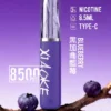 8b2c17ea1d548700b8e9ec2a9e768390.jpg XIAOKE 梟客 8500口拋棄式電子煙 便攜輕巧機身 3%尼古丁鹽 外出使用推薦 台灣現貨