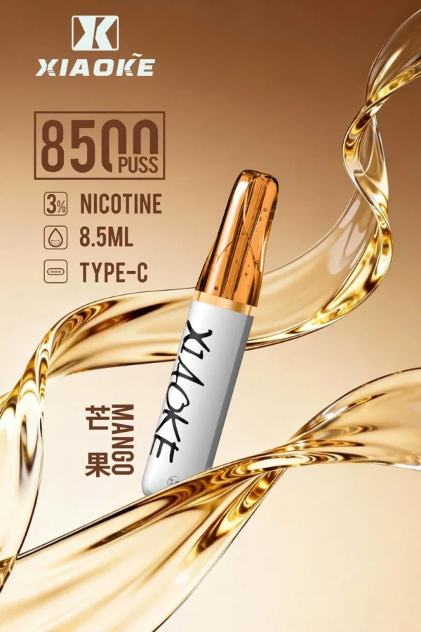 bc9ed517c136cbe8d4cfbbde3e4dd52a-1024x1536.jpg XIAOKE 梟客 8500口拋棄式電子煙 便攜輕巧機身 3%尼古丁鹽 外出使用推薦 台灣現貨