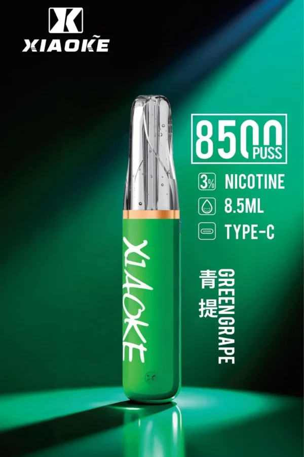 bede8c3d084105e043d192765e2199c6-1024x1536.jpg XIAOKE 梟客 8500口拋棄式電子煙 便攜輕巧機身 3%尼古丁鹽 外出使用推薦 台灣現貨